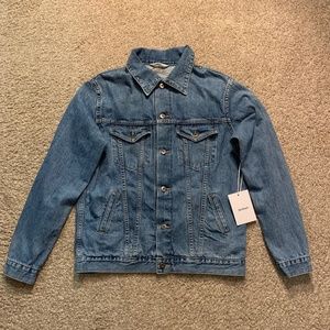 (NWT) 3sixteen Stonewashed Type III Denim Jacket (Indigo, size L)
